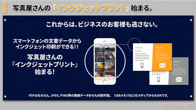 写真屋さんの『インクジェットプリント』