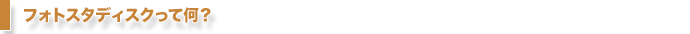 フォトスタディスクって何？